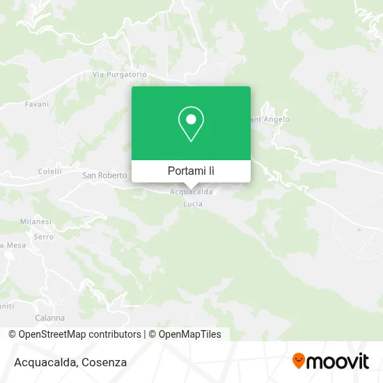 Mappa Acquacalda