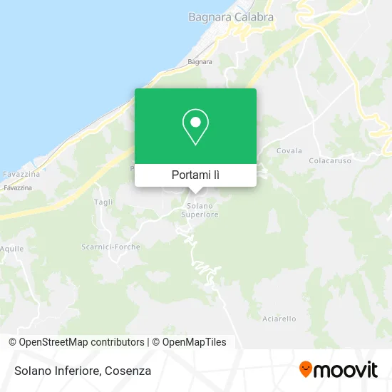 Mappa Solano Inferiore