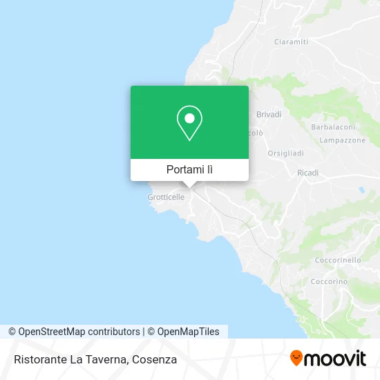 Mappa Ristorante La Taverna