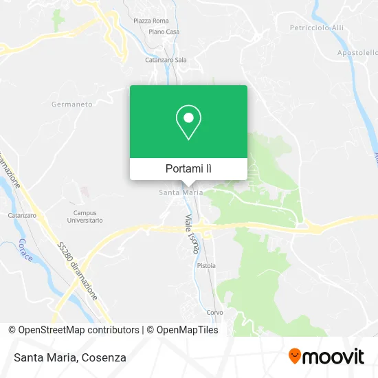Mappa Santa Maria