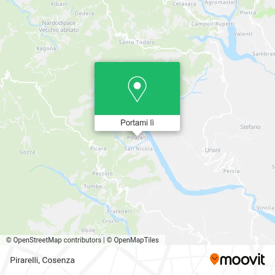 Mappa Pirarelli