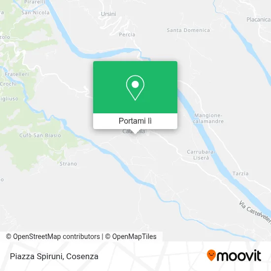 Mappa Piazza Spiruni