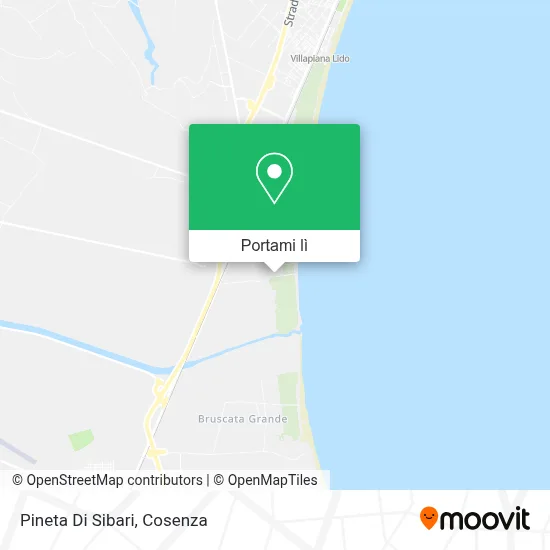 Mappa Pineta Di Sibari