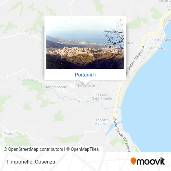 Mappa Timponello