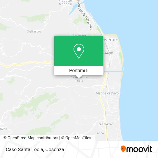 Mappa Case Santa Tecla