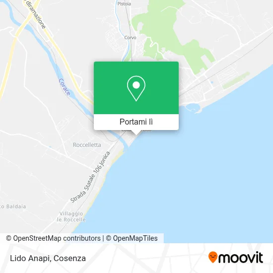 Mappa Lido Anapi