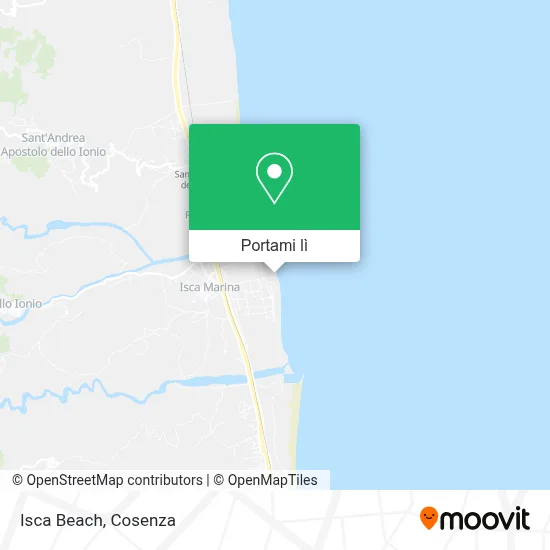 Mappa Isca Beach