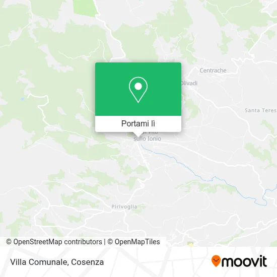 Mappa Villa Comunale