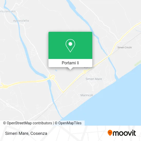 Mappa Simeri Mare