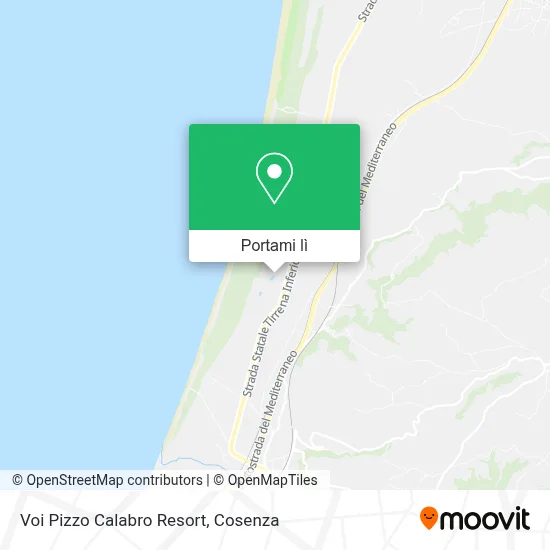 Mappa Voi Pizzo Calabro Resort
