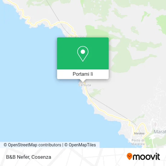 Mappa B&B Nefer