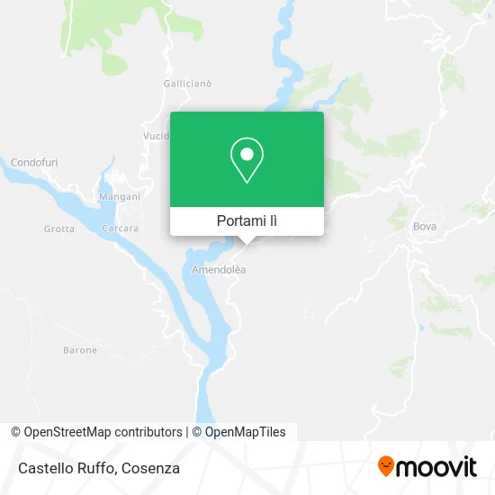 Mappa Castello Ruffo