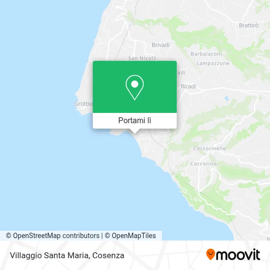 Mappa Villaggio Santa Maria