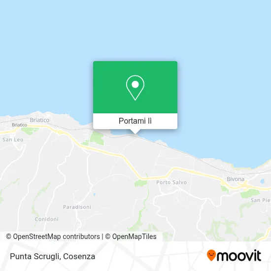 Mappa Punta Scrugli