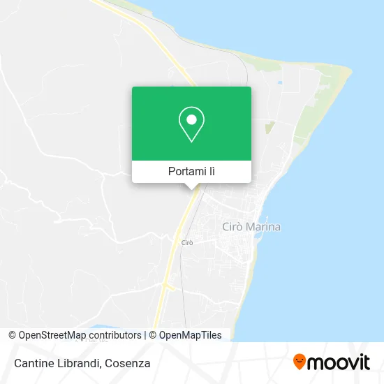 Mappa Cantine Librandi