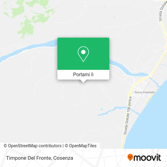 Mappa Timpone Del Fronte