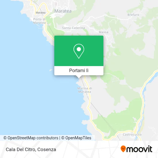 Mappa Cala Del Citro