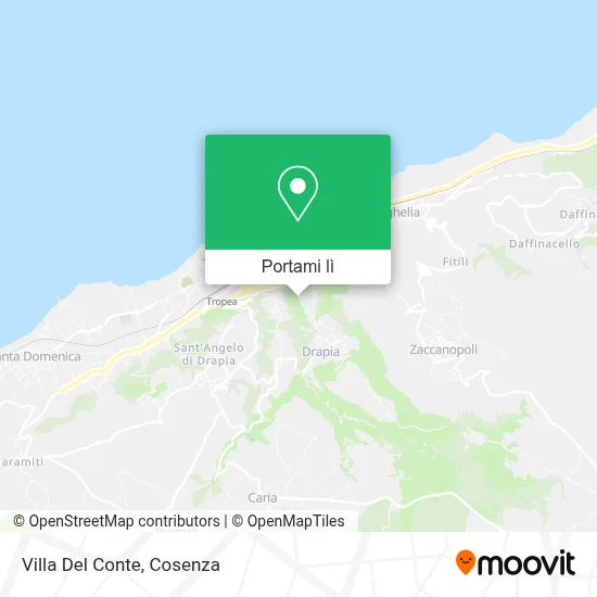 Mappa Villa Del Conte