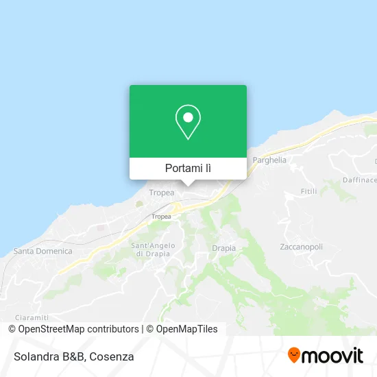 Mappa Solandra B&B