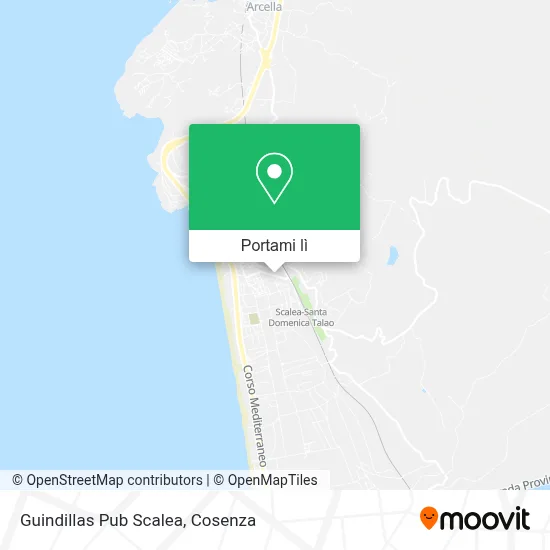 Mappa Guindillas Pub Scalea