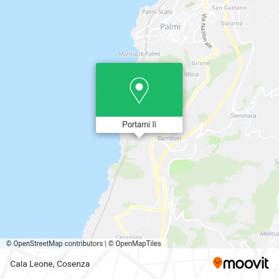 Mappa Cala Leone