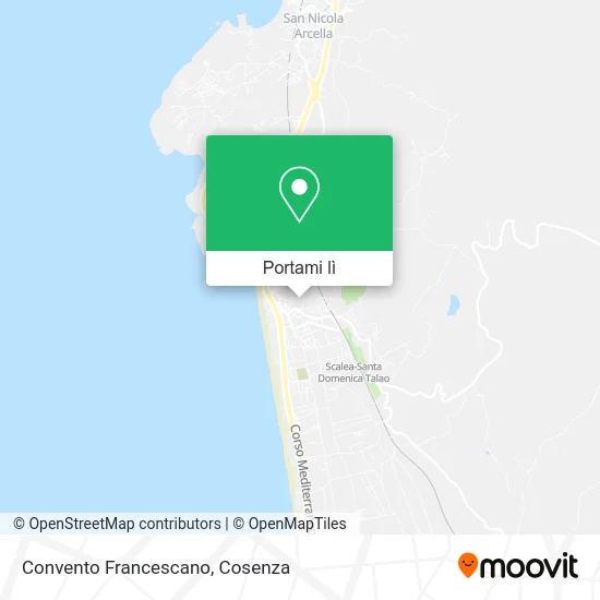 Mappa Convento Francescano