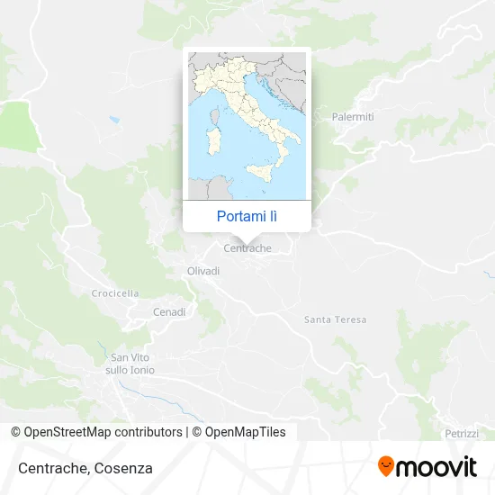 Mappa Centrache