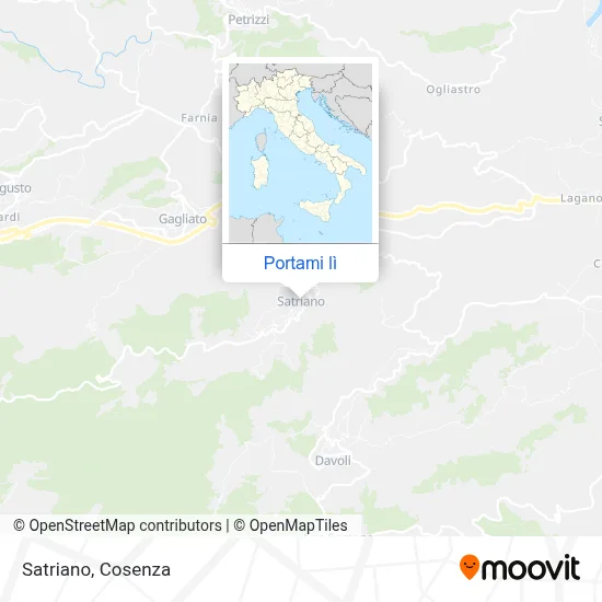 Mappa Satriano