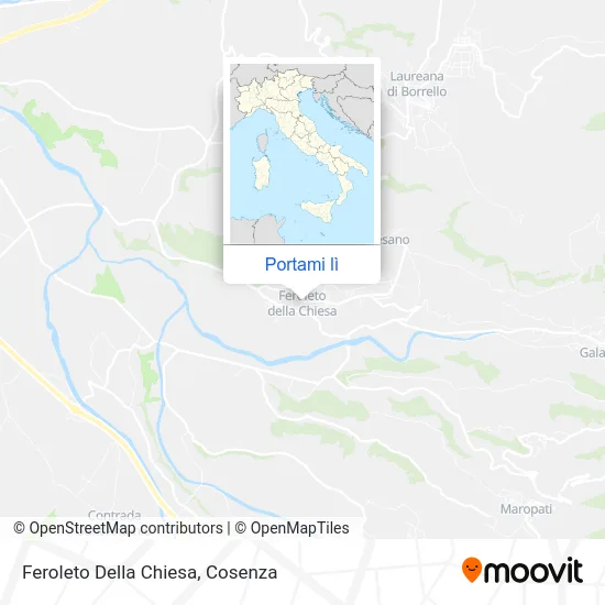 Mappa Feroleto Della Chiesa