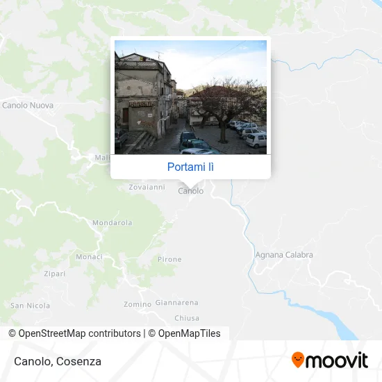 Mappa Canolo