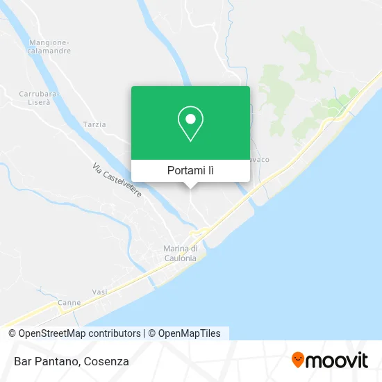 Mappa Bar Pantano
