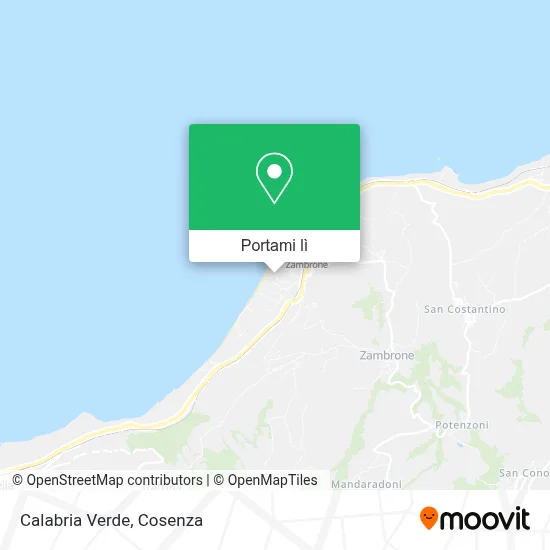 Mappa Calabria Verde