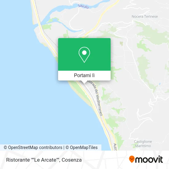 Mappa Ristorante ""Le Arcate""