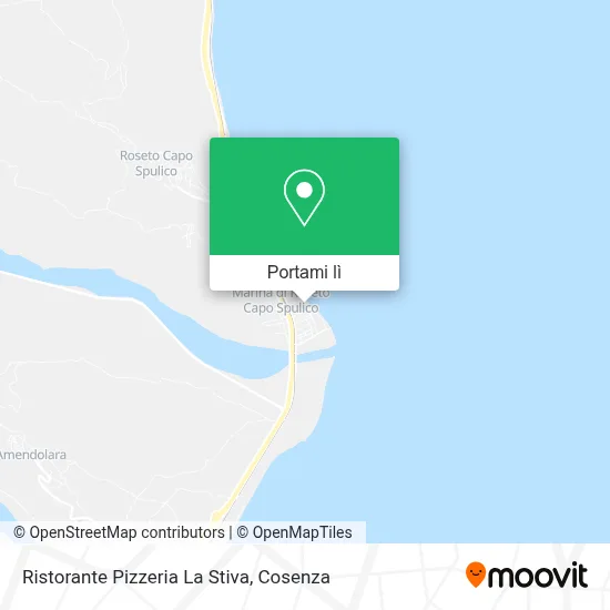Mappa Ristorante Pizzeria La Stiva