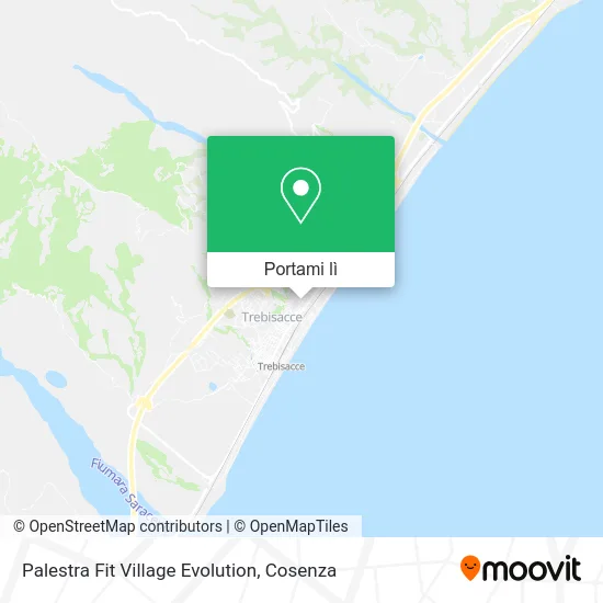 Mappa Palestra Fit Village Evolution