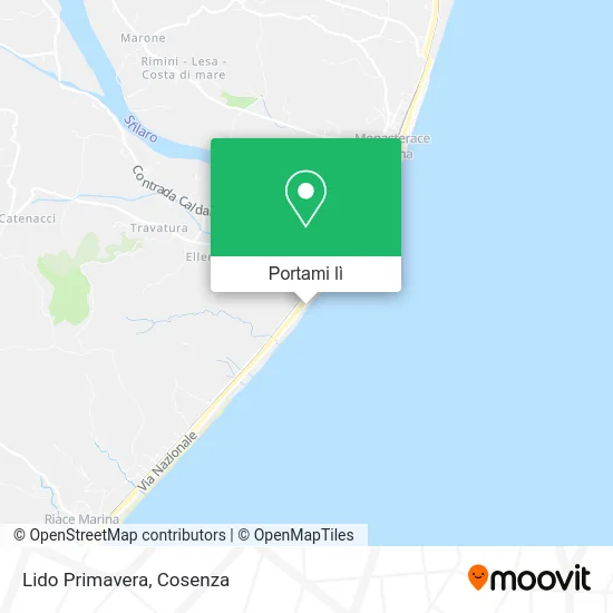 Mappa Lido Primavera