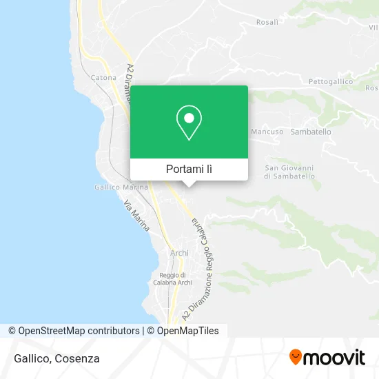 Mappa Gallico