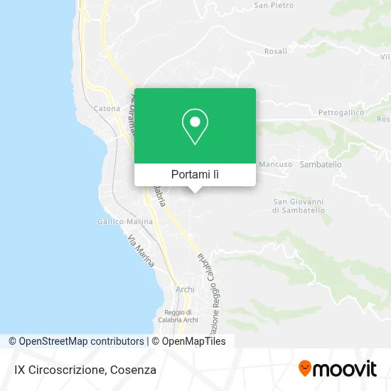 Mappa IX Circoscrizione