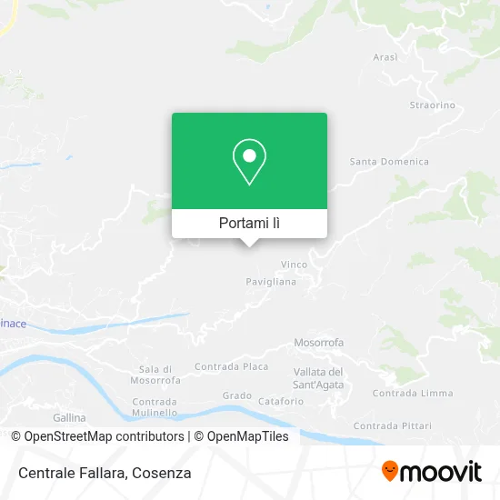 Mappa Centrale Fallara