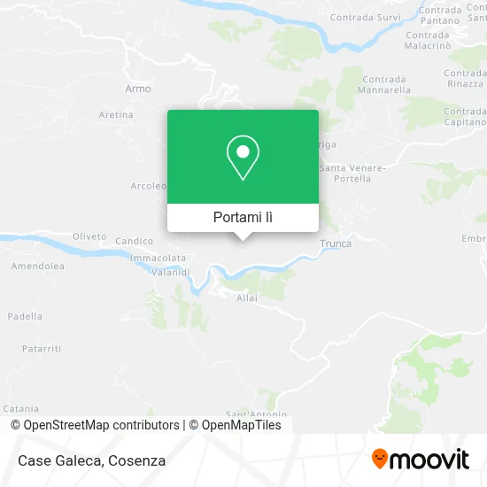 Mappa Case Galeca