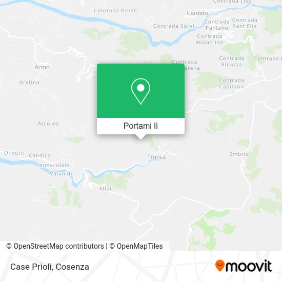 Mappa Case Prioli