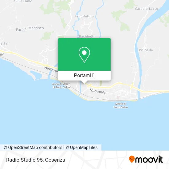 Mappa Radio Studio 95