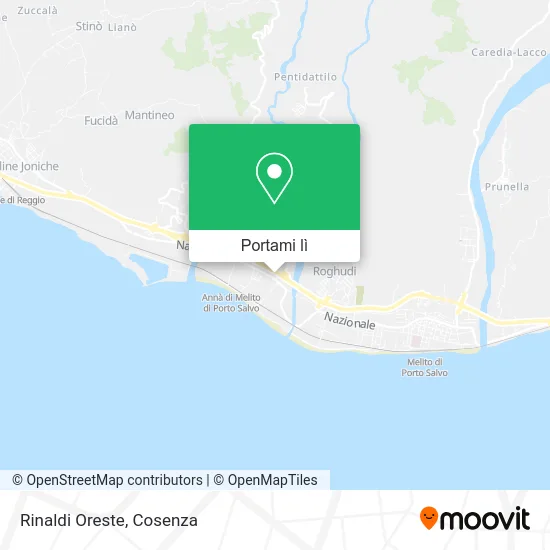 Mappa Rinaldi Oreste