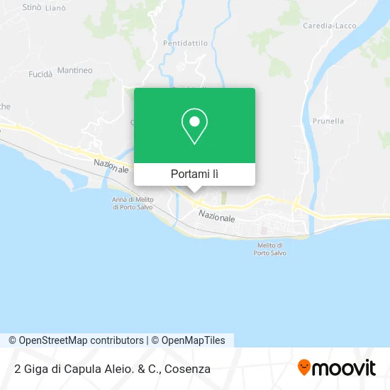 Mappa 2 Giga di Capula Aleio. & C.