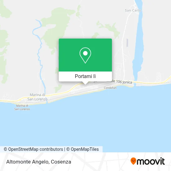 Mappa Altomonte Angelo