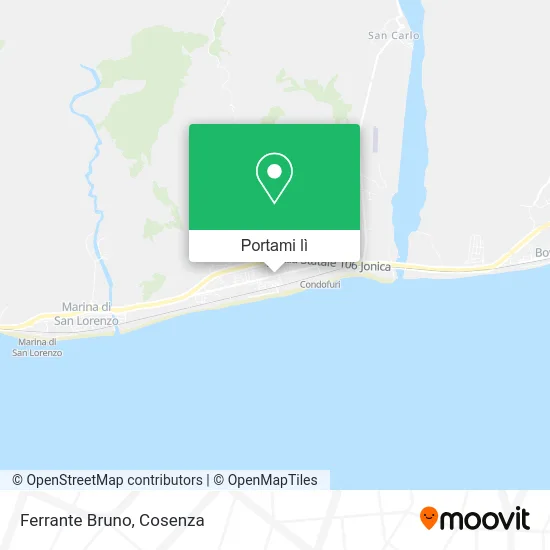 Mappa Ferrante Bruno