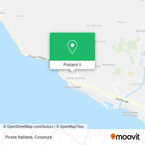 Mappa Poste Italiane