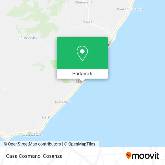 Mappa Casa Cosmano