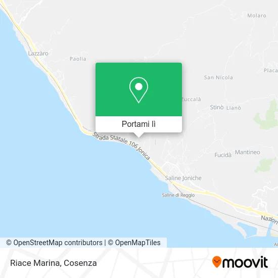 Mappa Riace Marina