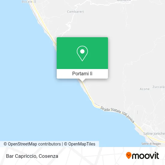 Mappa Bar Capriccio